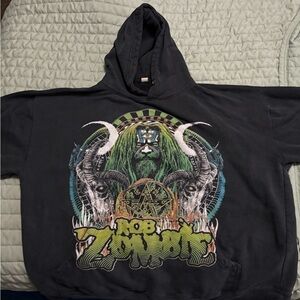 Rob Zombie Graphic Hoodie - Black